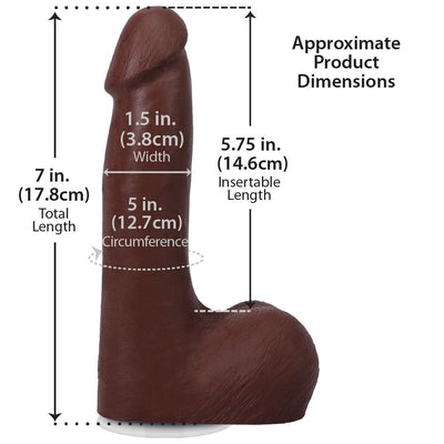 Фаллоимитатор Doc Johnson The Realistic Cock with Balls ULTRASKYN - фото 49
