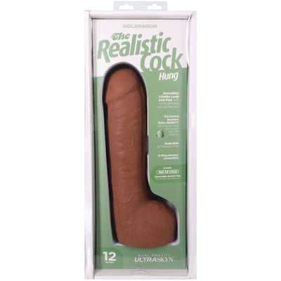 Фаллоимитатор Doc Johnson The Realistic Cock - Hung with Balls ULTRASKYN - фото 20