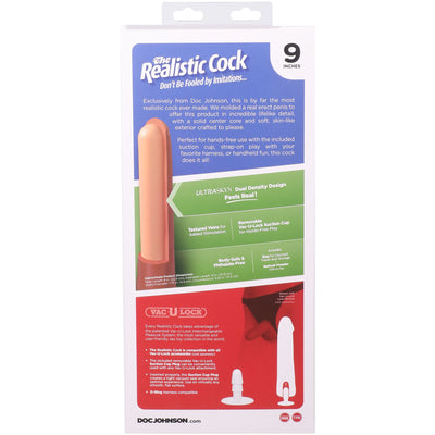 Фаллоимитатор Doc Johnson The Realistic Cock ULTRASKYN - фото 55