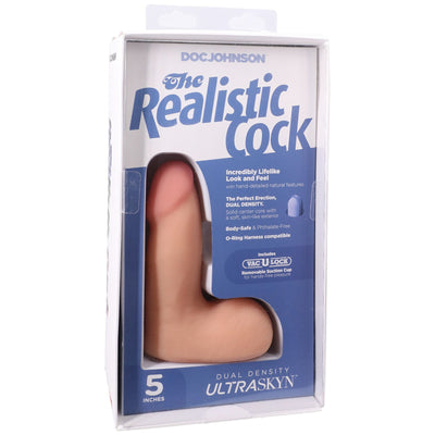 Фаллоимитатор Doc Johnson The Realistic Cock with Balls ULTRASKYN - фото 74