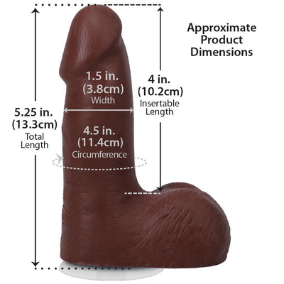 Фаллоимитатор Doc Johnson The Realistic Cock with Balls ULTRASKYN - фото 93
