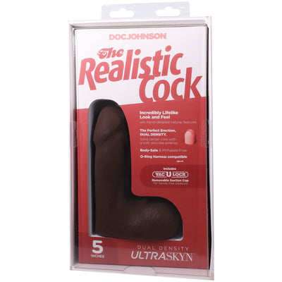 Фаллоимитатор Doc Johnson The Realistic Cock with Balls ULTRASKYN - фото 97
