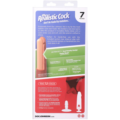 Фаллоимитатор Doc Johnson The Realistic Cock ULTRASKYN - фото 99