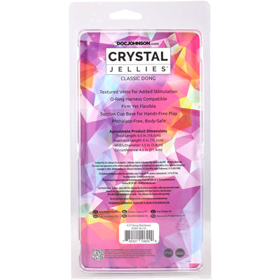 Дилдо Doc Johnson Crystal Jellies Dong - фото 18