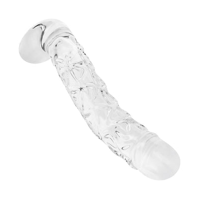 Скляний фалоімітатор Gildo Textured Glass Dildo - фото 7