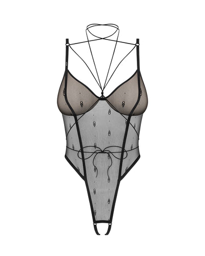 Боді Obsessive Anniverse Special crotchless teddy - фото 8
