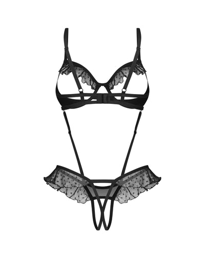 Боді Obsessive Carrola crotchless teddy - фото 23