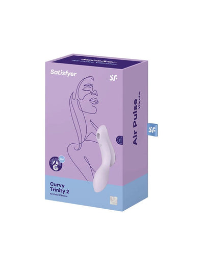 Main image for product index 4: Вакуумний стимулятор з вібрацією Satisfyer Curvy Trinity 2