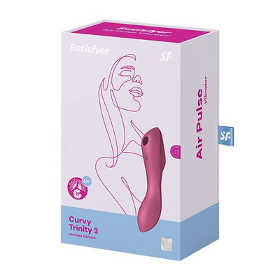 Вакуумний стимулятор з вібрацією Satisfyer Curvy Trinity 3 - фото 10