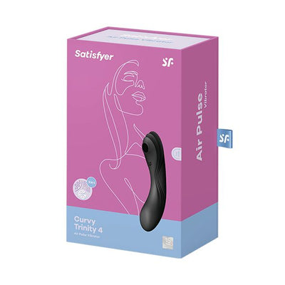 Вакуумний стимулятор з вібрацією Satisfyer Curvy Trinity 4 - фото 5