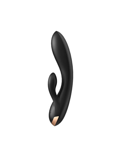 Смарт вибратор-кролик с двойным отростком Satisfyer Double Flex - фото 2