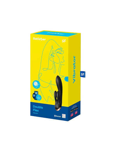 Смарт вибратор-кролик с двойным отростком Satisfyer Double Flex - фото 4