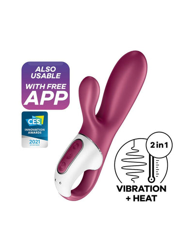 Main image for product index 1: Смарт вібратор кролик із підігрівом Satisfyer Hot Bunny