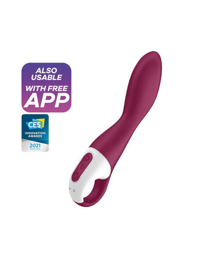 Смарт-вібратор точки G Satisfyer Heated Thrill з функцією підігріву - фото 1