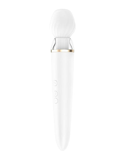 Смарт-вібромасажер зі змінною головкою Satisfyer Double Wand-er - фото 1