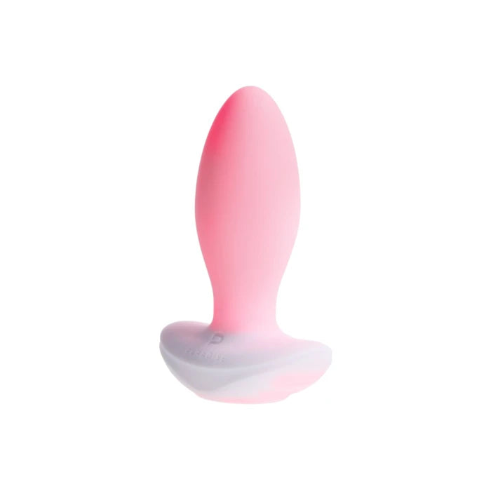 Анальная вибропробка с RGB-подсветкой и приложением Illumination The Plug - превью 6