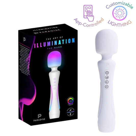Мікрофон із вібрацією, RGB-підсвічуванням та додатком Illumination The Wand