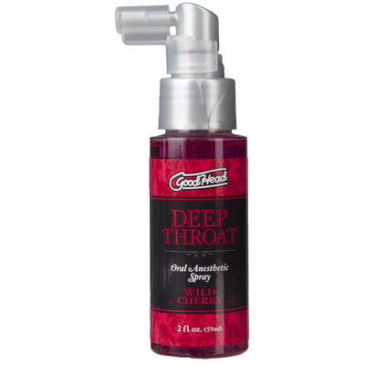 Спрей для мінету Doc Johnson GoodHead DeepThroat Spray - Cherry 59 мл (м'яте паковання!!!) - фото 1