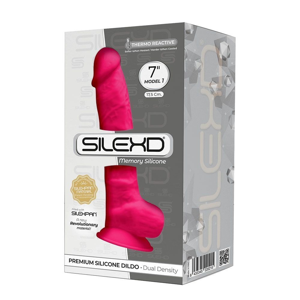Thumb image for product index 4: Фалоімітатор SilexD Johnny Pink (MODEL 1 size 7in) (м'ята упаковка!!!)