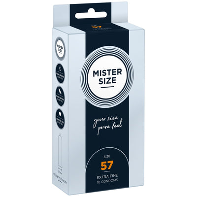 Main image for product index 1: Презервативи Mister Size - pure feel - 57 , товщина 0,05 мм (м'ята упаковка!!!)