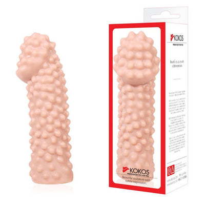 Насадка на член Kokos Extreme Sleeve ES.10, потовщувальна, стимулювальний рельєф - фото 4