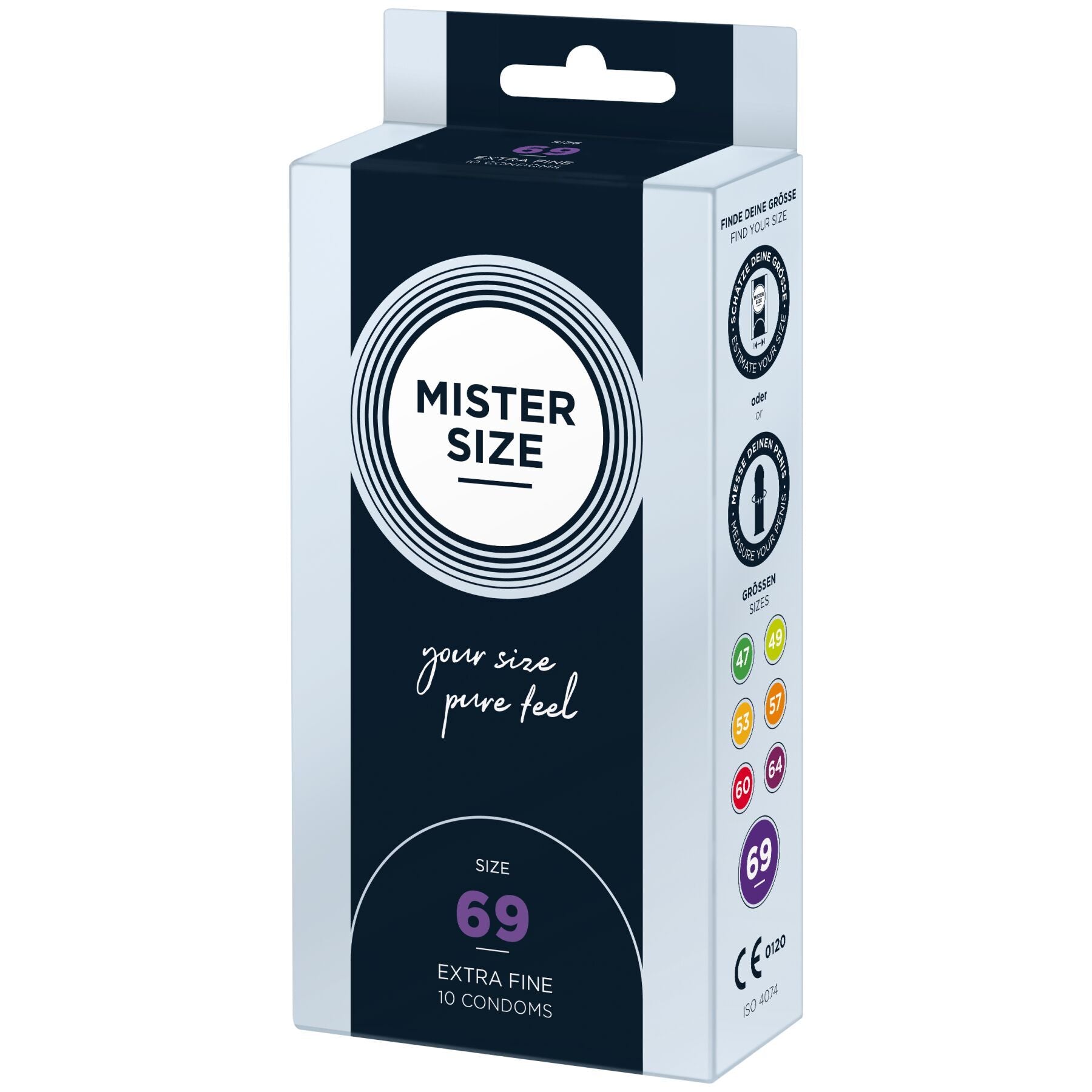 Thumb image for product index 3: Презервативи Mister Size - pure feel - 69 (м'ята упаковка!!!)