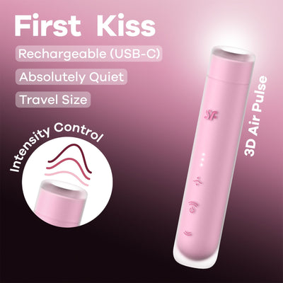 Вакуумный стимулятор Satisfyer First Kiss, технология 3D Air Pulse (повреждена упаковка!!!) - фото 7