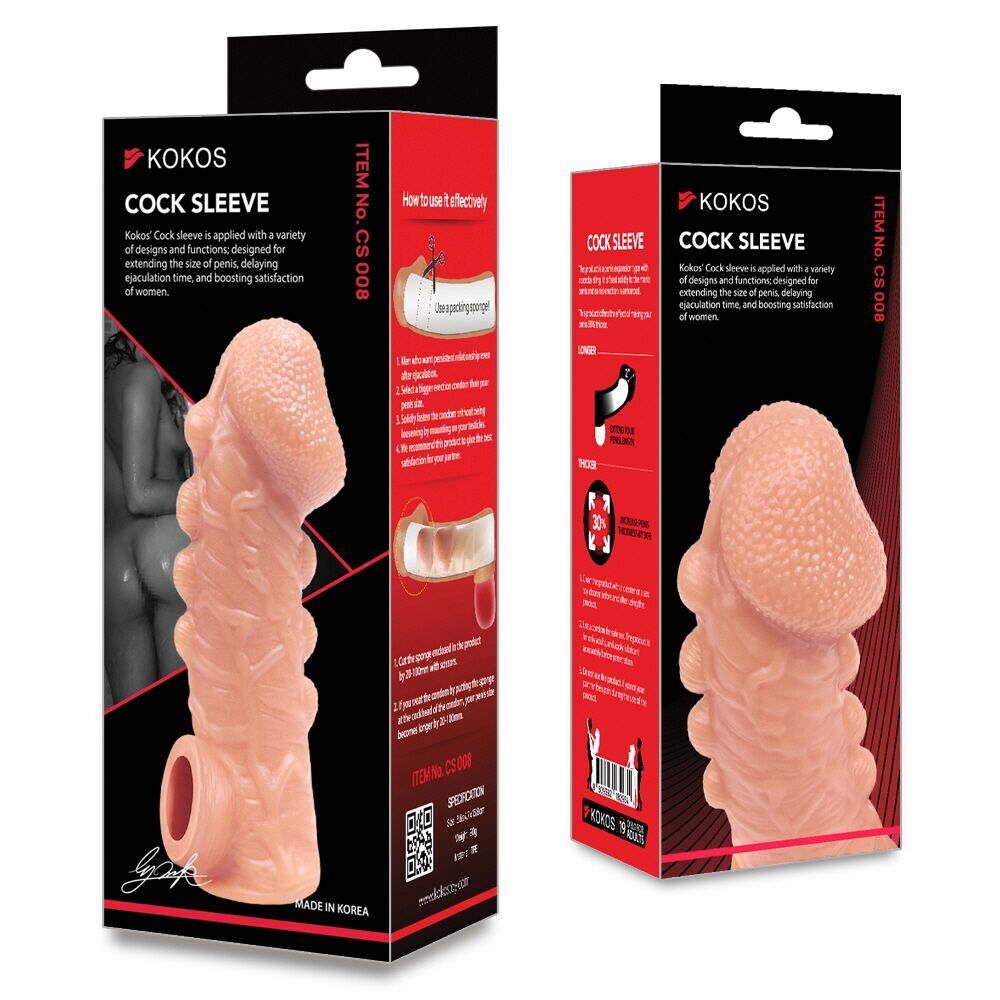 Насадка на член Kokos Cock Sleeve CS 008 - превʼю 21