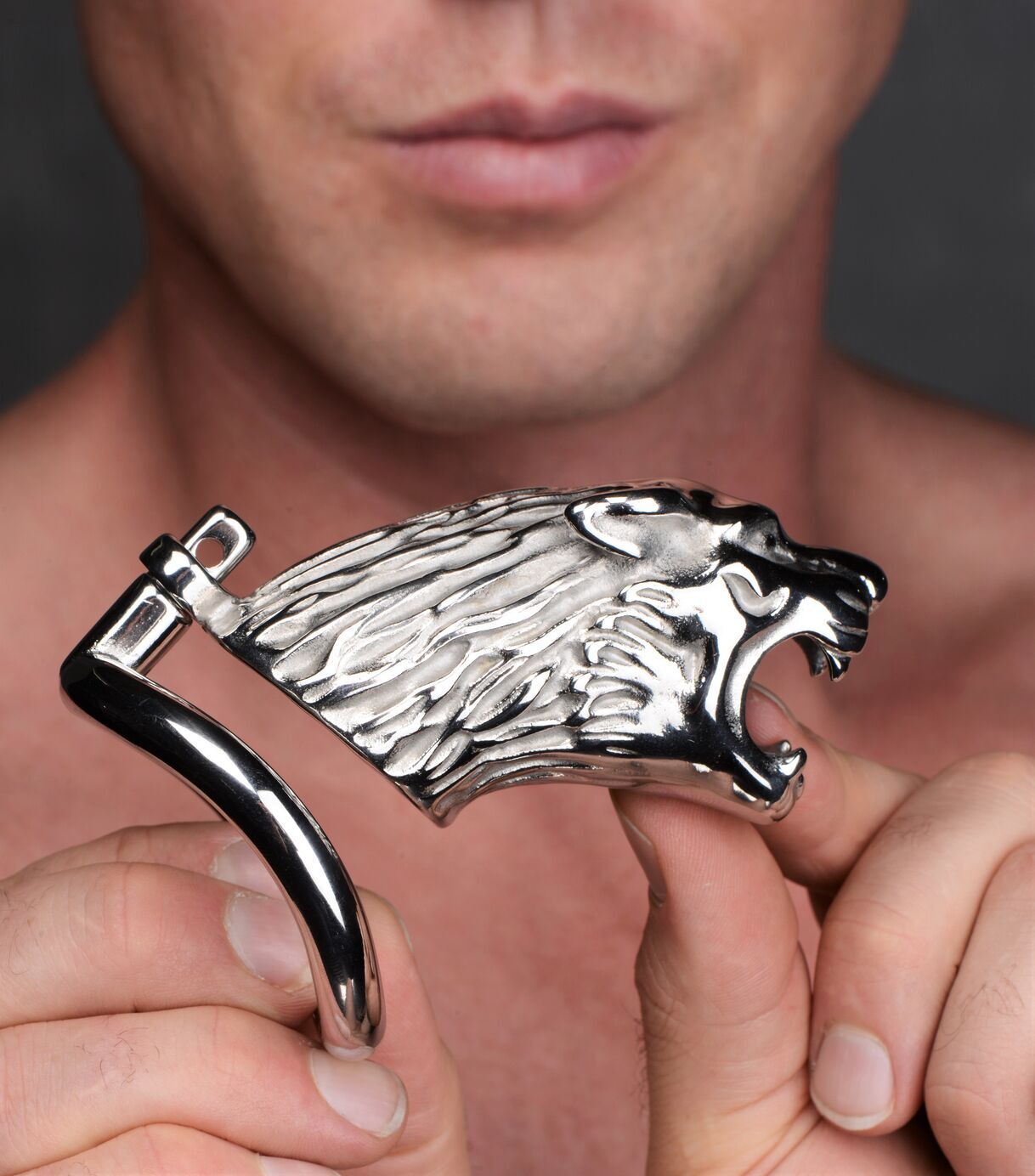 Thumb image for product index 7: Клітка для члена Master Series Tiger King Cock Cage With Lock (м'ята упаковка!!!)