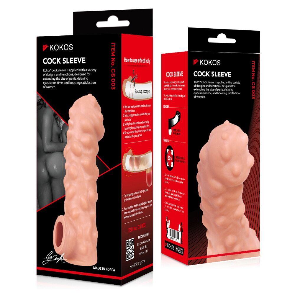 Насадка на член Kokos Cock Sleeve CS 003 - превʼю 15