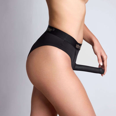 Трусики з фіксацією дилдо Strap-On-Me Harness Lingerie Idole - фото 16