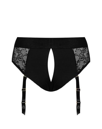 Main image for product index 4: Кружевные трусы для страпона с подвязками для чулок Strap-On-Me DIVA HARNESS