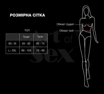 Лиф с шипами Art of Sex - Mistress - фото 6