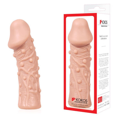 Насадка на член Kokos Extreme Sleeve ES.06, стимулюючий рельєф - фото 3