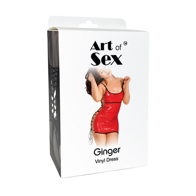 Сексуальна лакована сукня на шнурівці Art of Sex - Ginger - фото 7