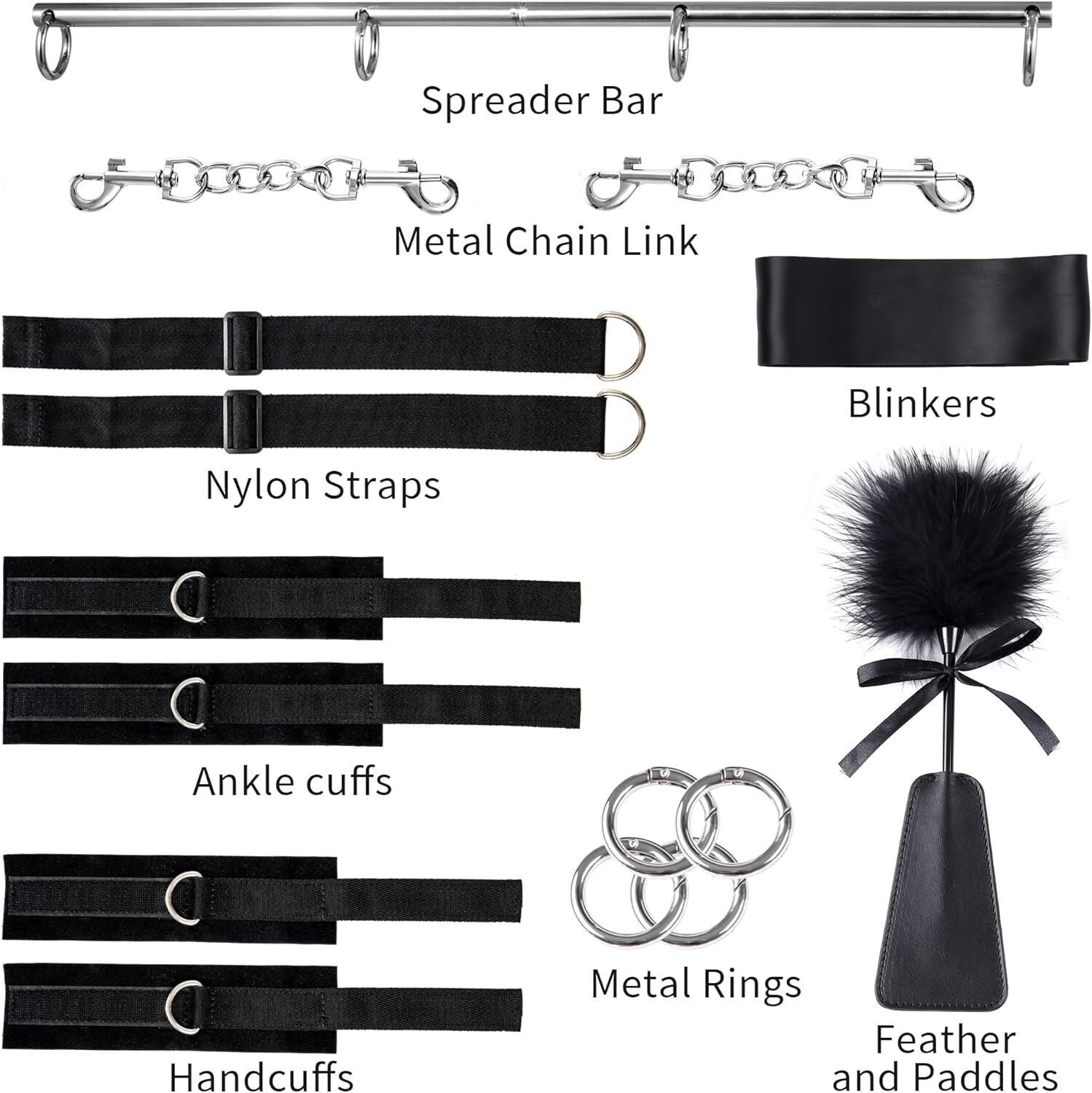 БДСМ-набір LOCKINK YEAHWOW Door Swing & Leg Spreader Bondage set (м'яте паковання!!!) - фото 7