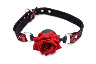 Main image for product index 1: Кляп Master Series Eye-Catching Ball Gag With Rose (мятая упаковка!!!)