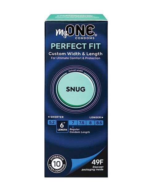 Презервативи MyONE Snug 10 шт, картонна коробка (м'ята упаковка!!!)