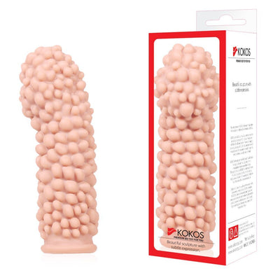 Насадка на член Kokos Extreme Sleeve ES.08, утолщающая, стимулирующий рельеф - фото 4
