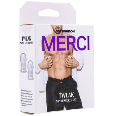 Присоски для сосків Doc Johnson Merci - Tweak - Nipple Sucker Set (м'яте паковання!!!) - фото 4
