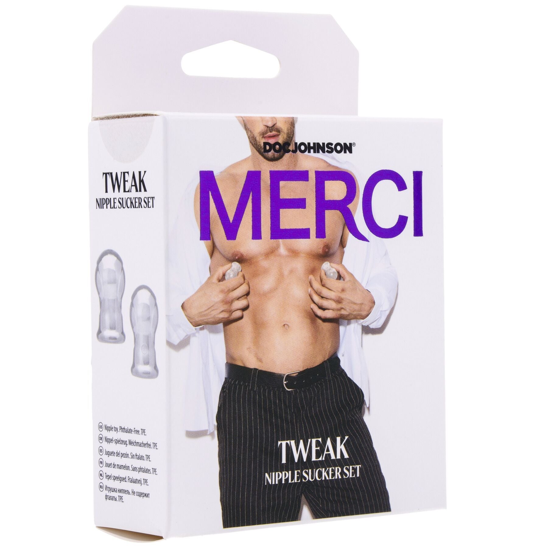 Присоски для сосків Doc Johnson Merci - Tweak - Nipple Sucker Set (м'яте паковання!!!) - фото 4