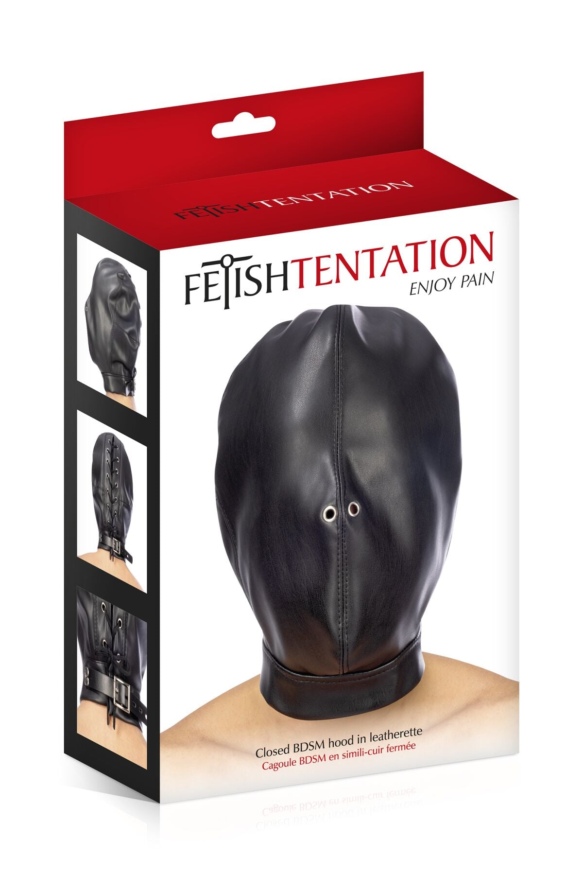 Thumb image for product index 3: Капюшон для БДСМ Fetish Tentation Closed BDSM hood in leatherette