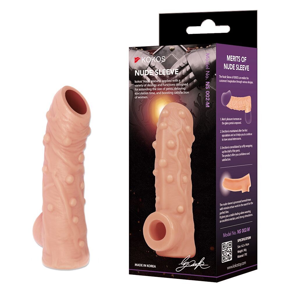 Насадка на член Kokos Nude Sleeve NS 002 - превʼю 11