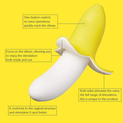Main image for product index 6: Вибратор Banana Bliss Mini Silicone Vibrator