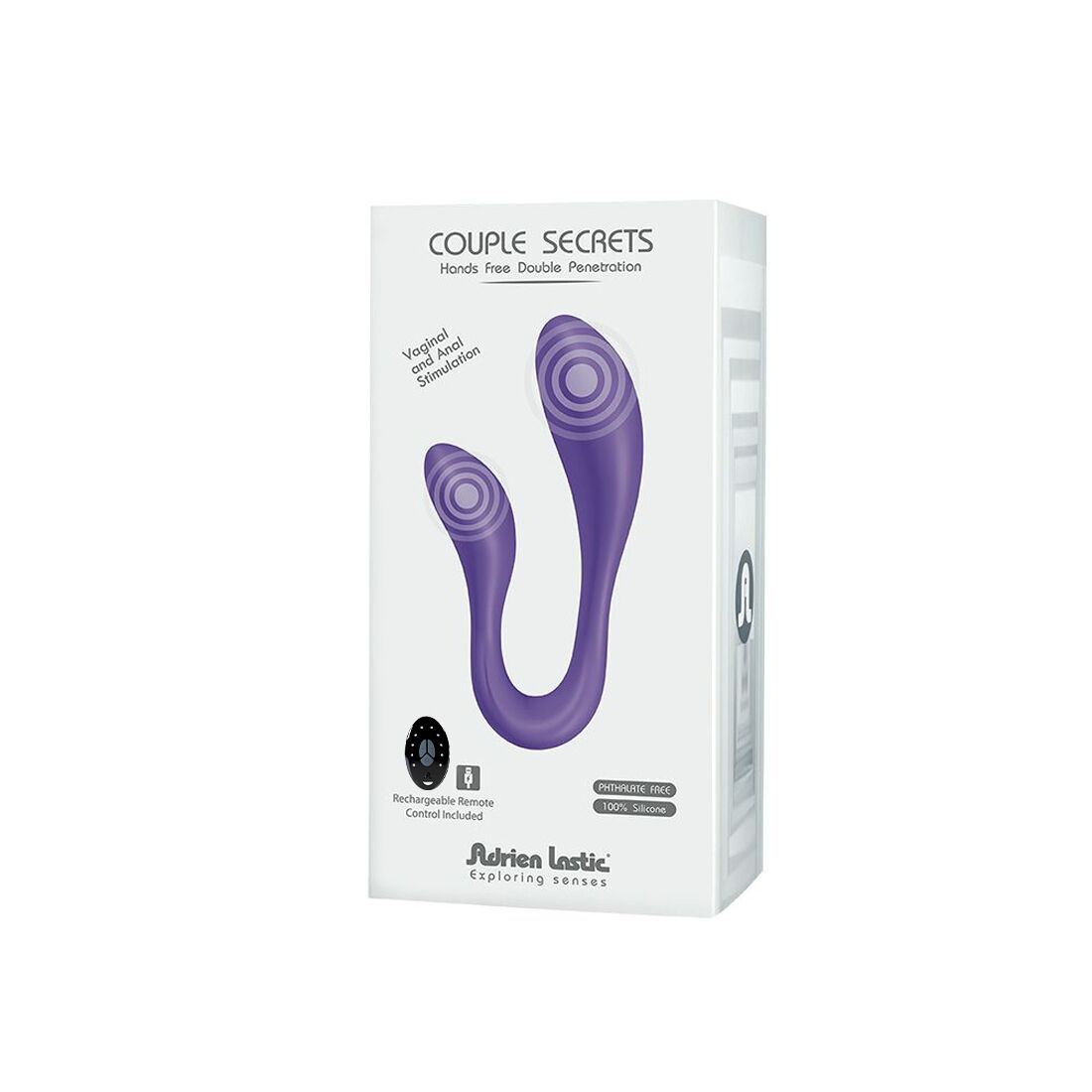 Thumb image for product index 6: Вібратор для пар Adrien Lastic Couple Secrets II з пультом LRS