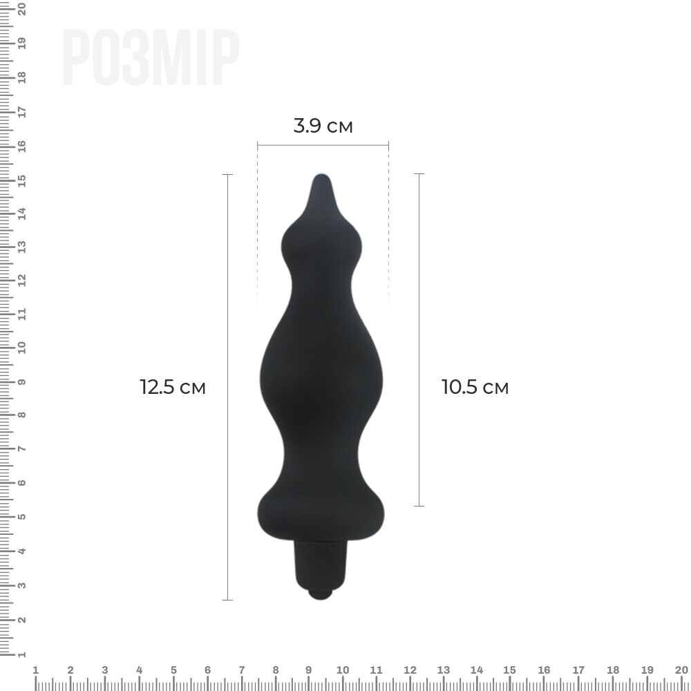 Thumb image for product index 2: Анальная пробка с вибрацией Adrien Lastic Bullet Amuse