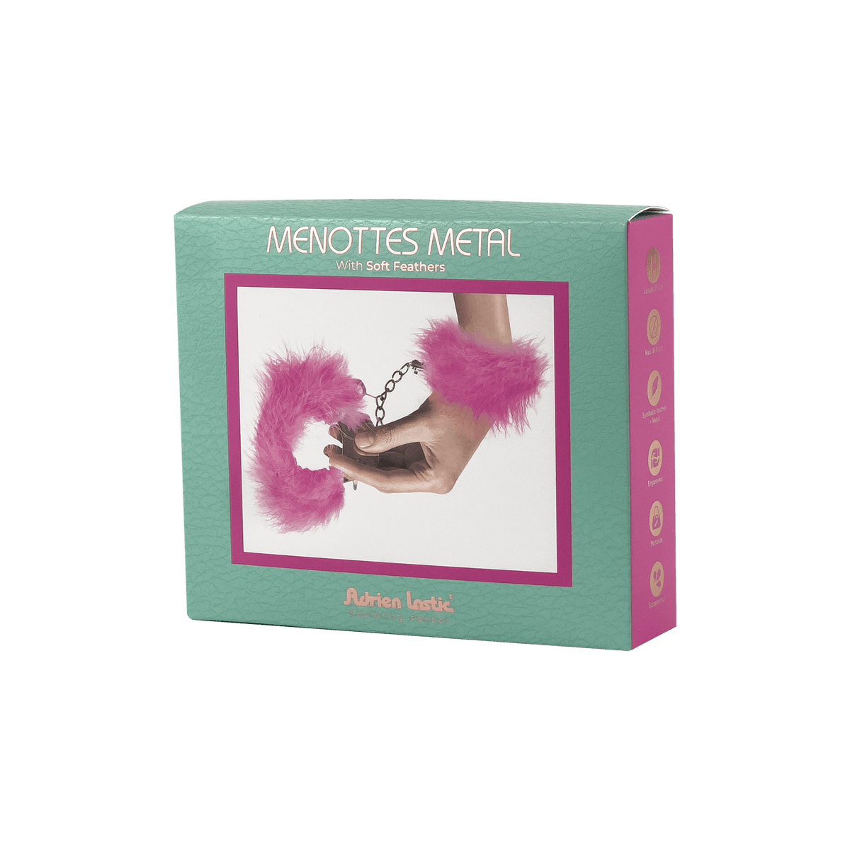Наручники металеві Adrien Lastic Handcuffs - превʼю 10