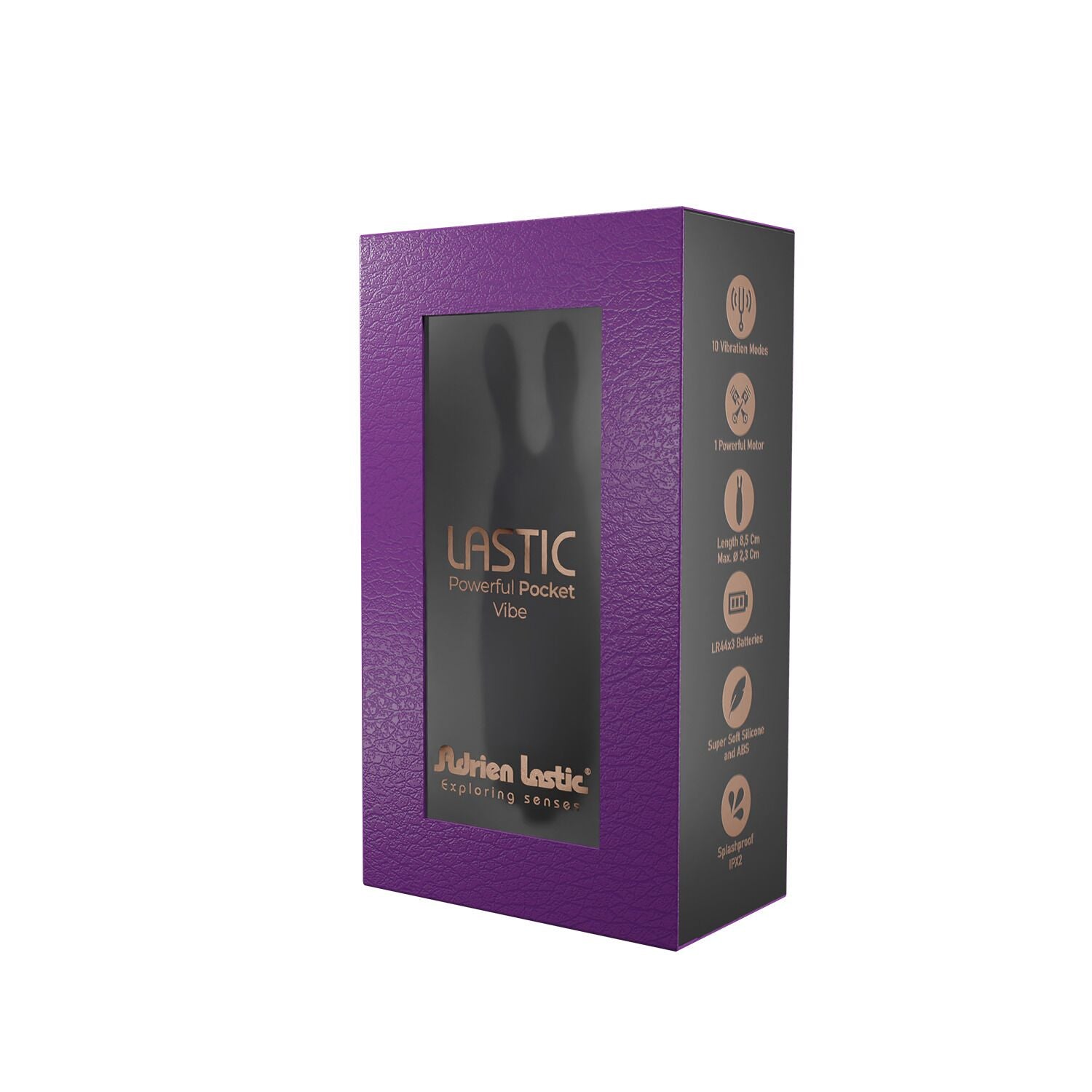 Вибропуля Adrien Lastic Pocket Vibe Rabbit  - превью 14