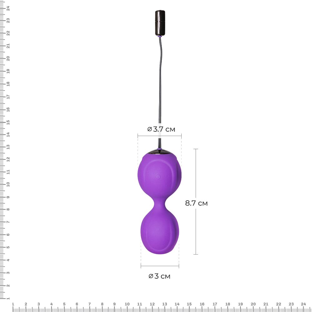 Thumb image for product index 2: Вагинальные шарики с вибрацией Adrien Lastic Kegel Vibe , диаметр 3,7см