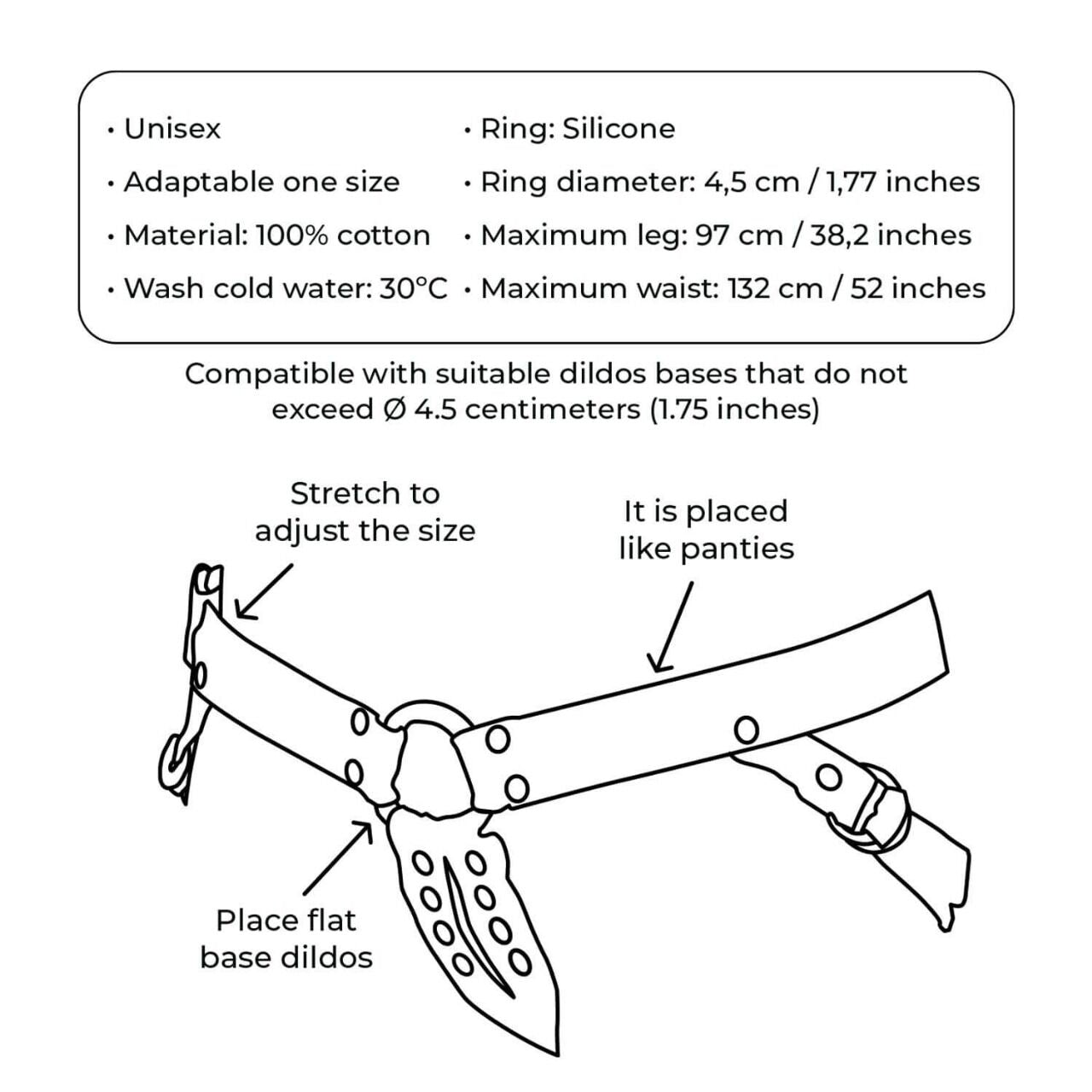 Thumb image for product index 5: Джинсовые трусики для страпона Adrien Lastic - Lastic Strap-on
